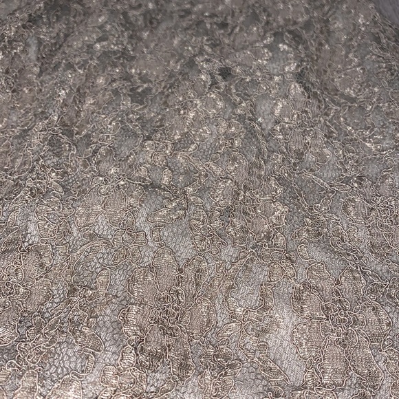 Lace Taupe/Green Skirt Size 4 - Picture 3 of 6